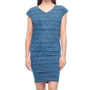 Icebreaker Yanni Cool Lite Dress Blue Stripe